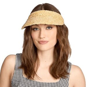 NWT Beach Riot Straw Visor Beach Riot | Accessories | Beach Riot Straw Visor Adjustable  main image 2